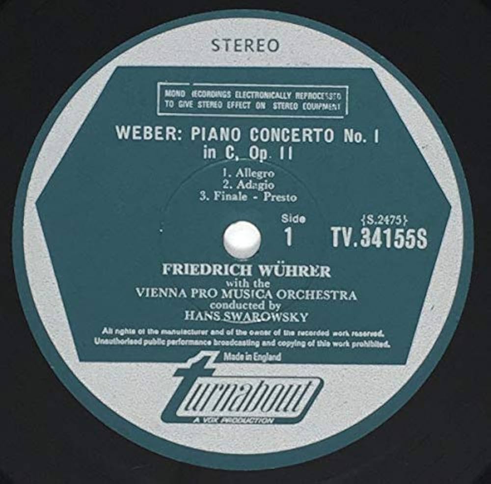 Amazon.com: Weber - Piano Concertos No 1 & 2. Friedrich